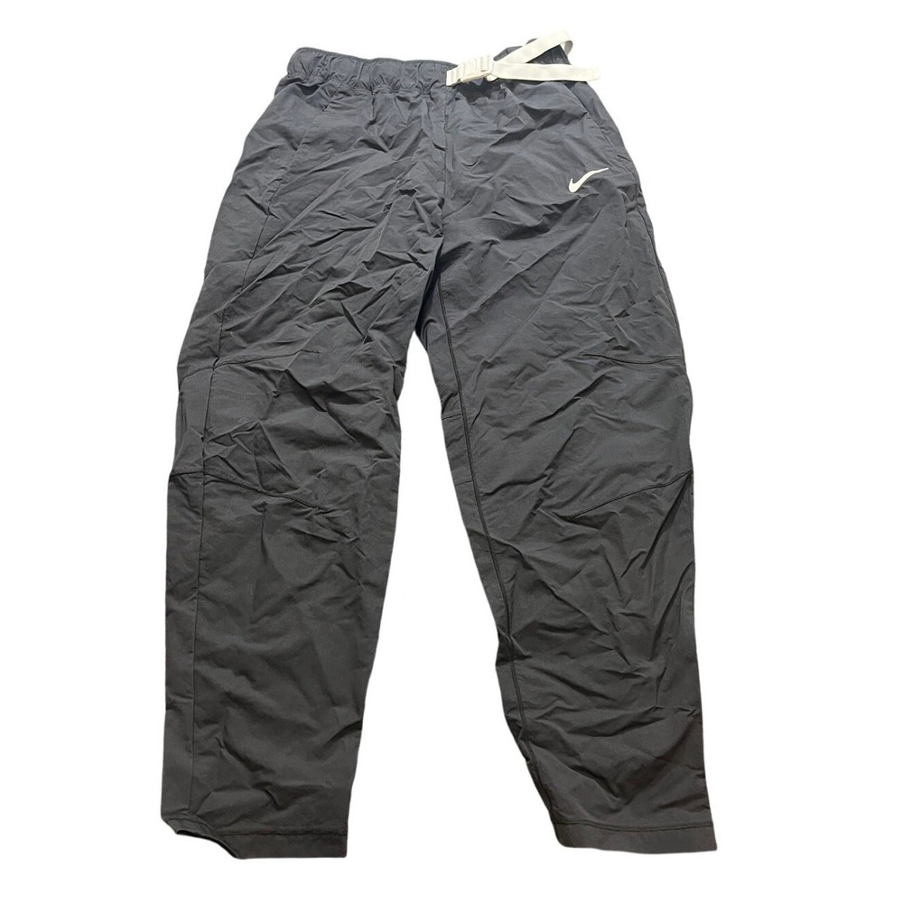 Nike Sportswear Tech Essentials Pants Womens S Black Nylon Buckle CU6018-010